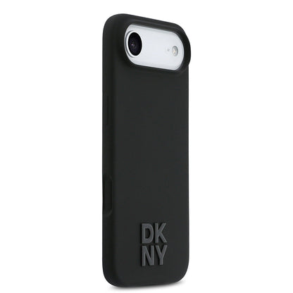 Apple iPhone 17 Air Kılıf DKNY Orjinal Lisanslı M-safe Şarj Özellikli Metal Logolu Silikon Kapak - Görsel 4