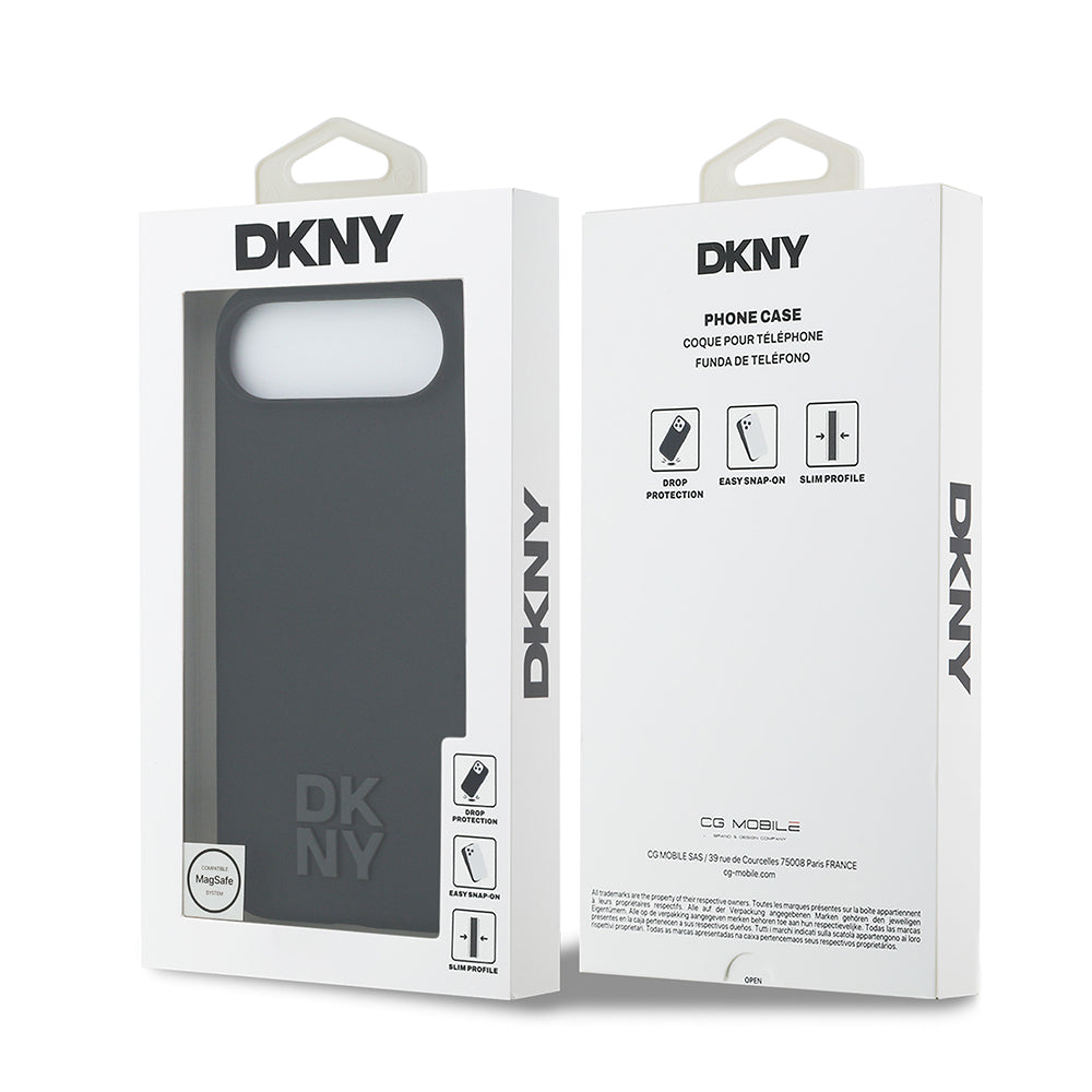 Apple iPhone 17 Air Kılıf DKNY Orjinal Lisanslı M-safe Şarj Özellikli Metal Logolu Silikon Kapak - Görsel 8