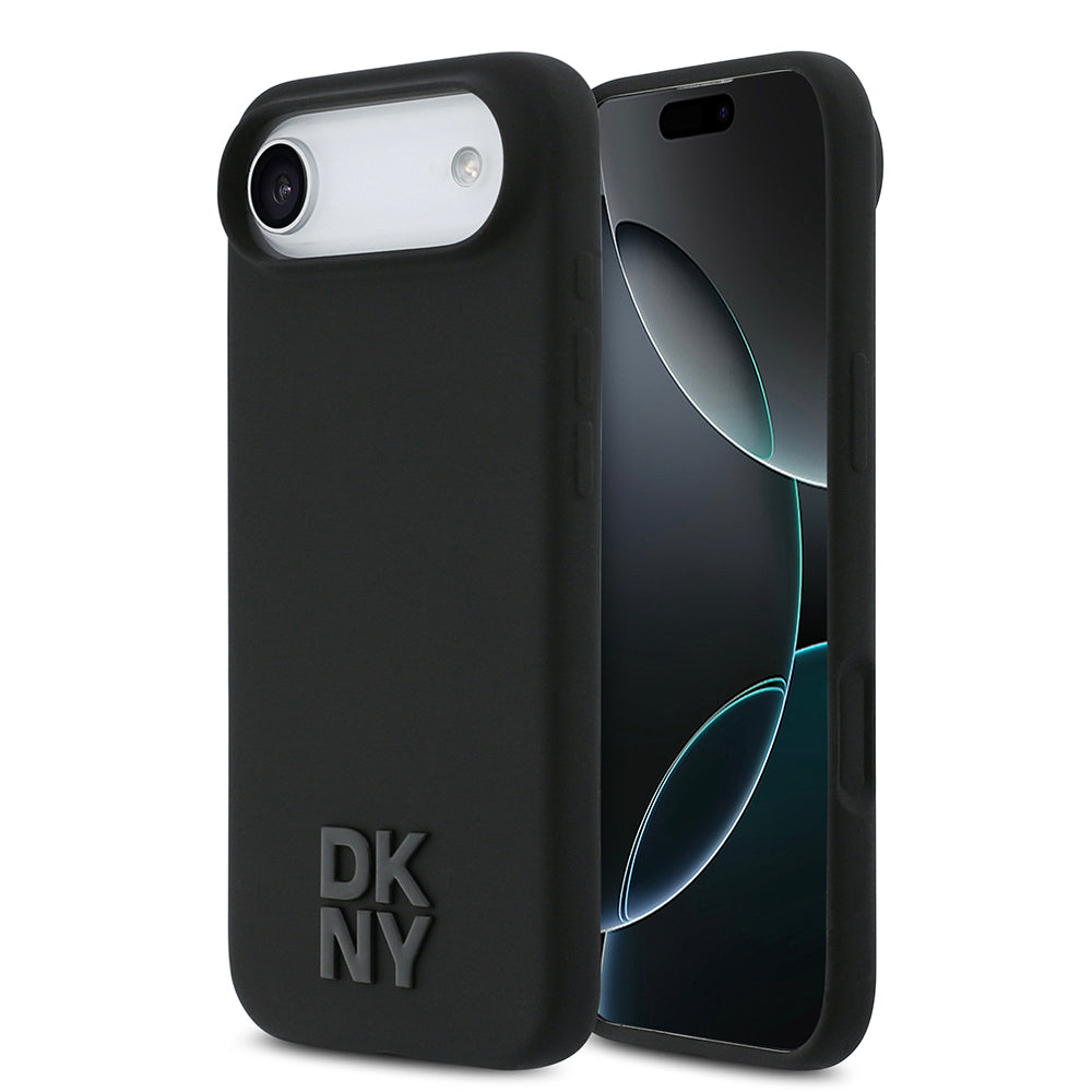 Apple iPhone 17 Air Kılıf DKNY Orjinal Lisanslı M-safe Şarj Özellikli Metal Logolu Silikon Kapak - Görsel 16