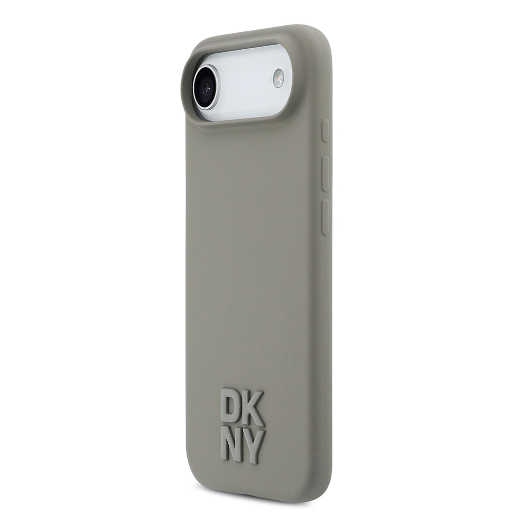Apple iPhone 17 Air Kılıf DKNY Orjinal Lisanslı M-safe Şarj Özellikli Metal Logolu Silikon Kapak - Görsel 9