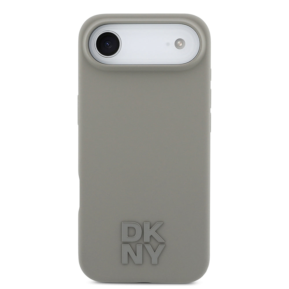 Apple iPhone 17 Air Kılıf DKNY Orjinal Lisanslı M-safe Şarj Özellikli Metal Logolu Silikon Kapak - Görsel 10