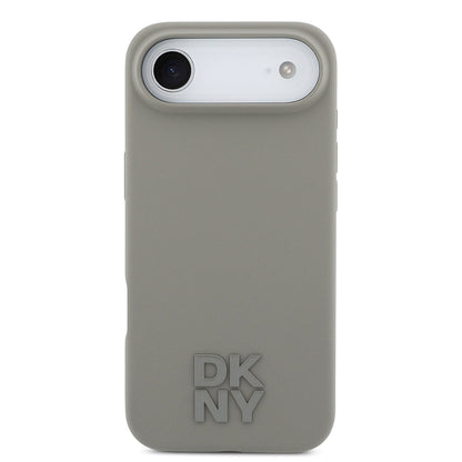 Apple iPhone 17 Air Kılıf DKNY Orjinal Lisanslı M-safe Şarj Özellikli Metal Logolu Silikon Kapak - Görsel 10