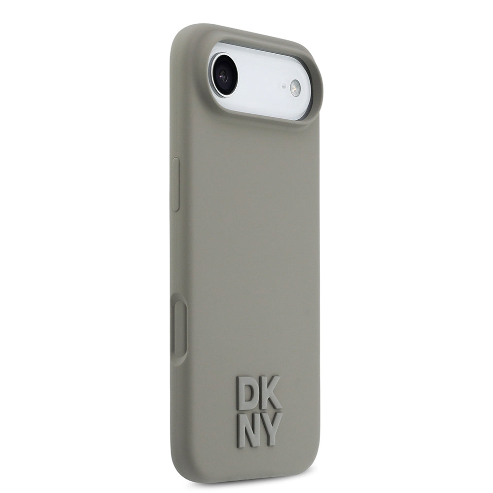 Apple iPhone 17 Air Kılıf DKNY Orjinal Lisanslı M-safe Şarj Özellikli Metal Logolu Silikon Kapak - Görsel 11