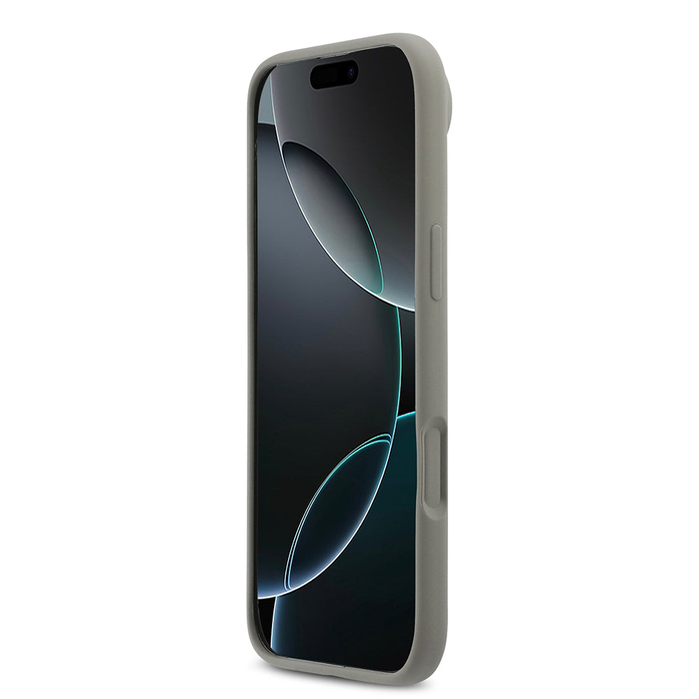 Apple iPhone 17 Air Kılıf DKNY Orjinal Lisanslı M-safe Şarj Özellikli Metal Logolu Silikon Kapak - Görsel 12