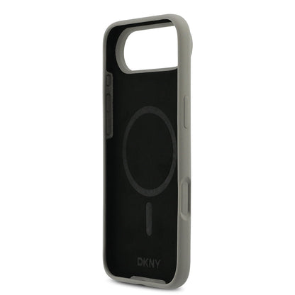 Apple iPhone 17 Air Kılıf DKNY Orjinal Lisanslı M-safe Şarj Özellikli Metal Logolu Silikon Kapak - Görsel 14
