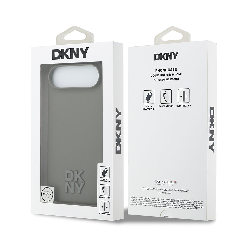 Apple iPhone 17 Air Kılıf DKNY Orjinal Lisanslı M-safe Şarj Özellikli Metal Logolu Silikon Kapak - Görsel 15