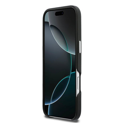 Apple iPhone 17 Air Kılıf DKNY Orjinal Lisanslı M-safe Şarj Özellikli PU Büyük Dikey Logolu Kapak - Görsel 5