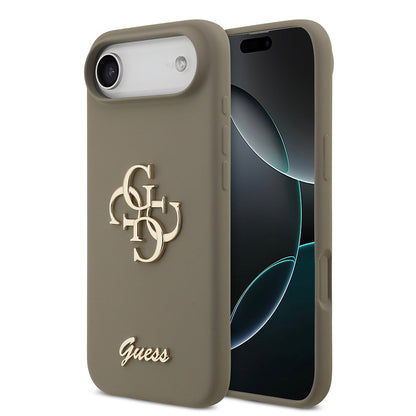 Apple iPhone 17 Air Kılıf Guess Orjinal Lisanslı Grained Yazı Logolu Kapak - Görsel 2