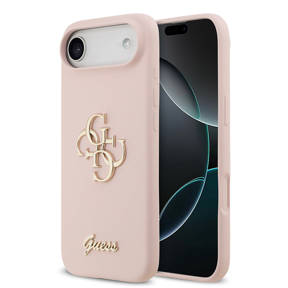 Apple iPhone 17 Air Kılıf Guess Orjinal Lisanslı Grained Yazı Logolu Kapak - Görsel 3