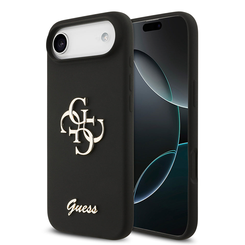 Apple iPhone 17 Air Kılıf Guess Orjinal Lisanslı Grained Yazı Logolu Kapak - Görsel 4
