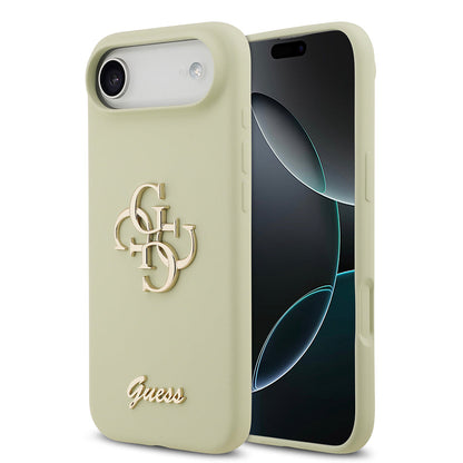 Apple iPhone 17 Air Kılıf Guess Orjinal Lisanslı Grained Yazı Logolu Kapak - Görsel 5