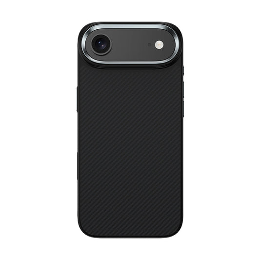 Apple iPhone 17 Air Kılıf Karbon Fiber M-safe Şarj Özellikli Benks Hybrid ArmorPro 600D Kevlar Kapak