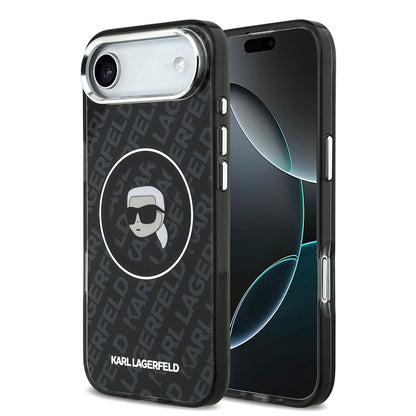 Apple iPhone 17 Air Kılıf Karl Lagerfeld Orjinal Lisanslı IML Baskılı KL Heads Kapak - Görsel 2