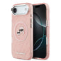 Apple iPhone 17 Air Kılıf Karl Lagerfeld Orjinal Lisanslı Parlayan Simli Karl & Choupette Heads Kapak