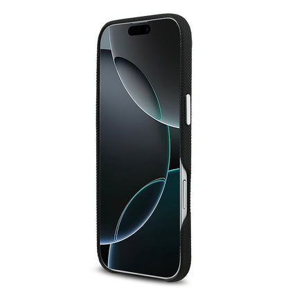 Apple iPhone 17 Air Kılıf Lacoste Orjinal Lisanslı M-Safe Şarj Özellikli PVC Pike Desenli Arka Yüzey İkonik Timsah Dokuma Logolu Kapak - Görsel 5
