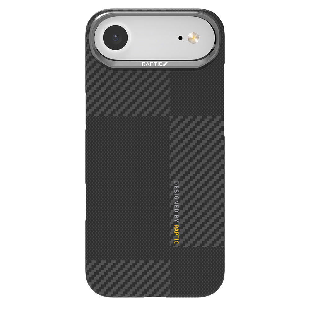 Apple iPhone 17 Air Kılıf M-safe Şarj Özellikli 600D Metal Kamera Çerçeveli Raptic Aramid Fiber Geotik Serisi Kapak - Görsel 2