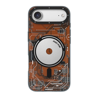 Apple iPhone 17 Air Kılıf M-safe Şarj Özellikli Kamera Denetim Butonlu Youngkit Technology Serisi Kapak - Görsel 4