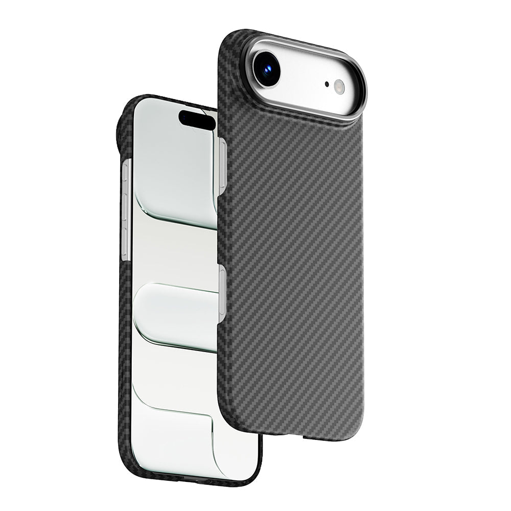Apple iPhone 17 Air Kılıf M-safe Şarj Özellikli Kamera Standlı Wiwu DCC-206 Aramid Air Kapak - Görsel 2