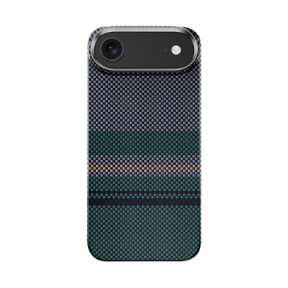 Apple iPhone 17 Air Kılıf M-safe Şarj Özellikli Karbon Fiber Tasarımlı Benks Aurora ArmorAir Kevlar Kapak - Görsel 2