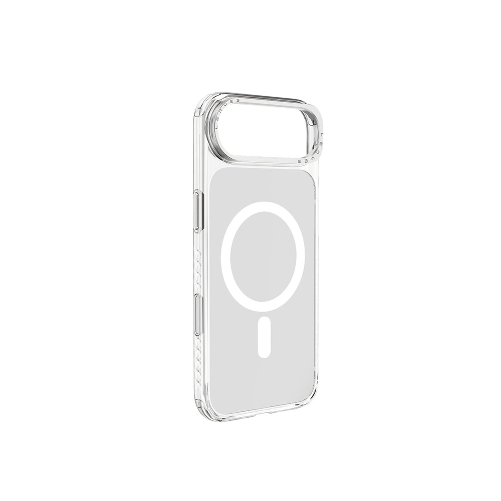 Apple iPhone 17 Air Kılıf M-safe Şarj Özellikli Metal Kamera Çerçeveli Airbag Tasarımlı Lenyes CK221 Sert PC Kapak - Görsel 3