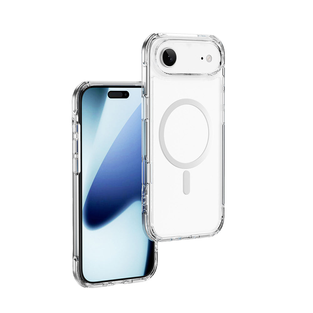 Apple iPhone 17 Air Kılıf M-safe Şarj Özellikli Wiwu MCC-702 Titanyum Pro Serisi Sert PC Kapak - Görsel 2