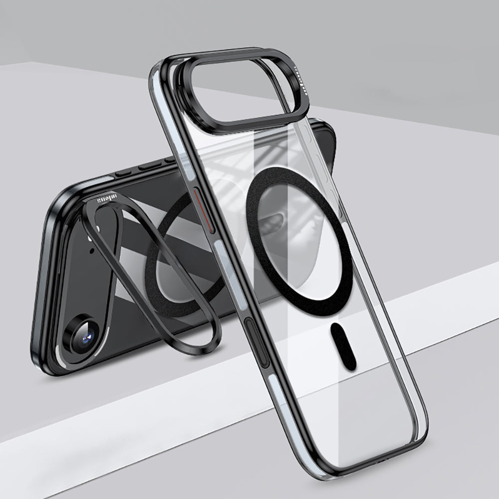 Apple iPhone 17 Air Kılıf M-safe Şarj Özellikli Wlons Standlı Efsane Kapak - Görsel 2