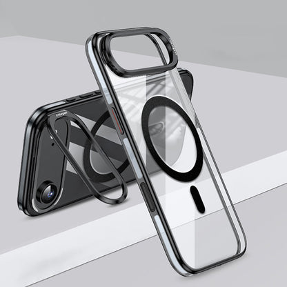 Apple iPhone 17 Air Kılıf M-safe Şarj Özellikli Wlons Standlı Efsane Kapak - Görsel 2