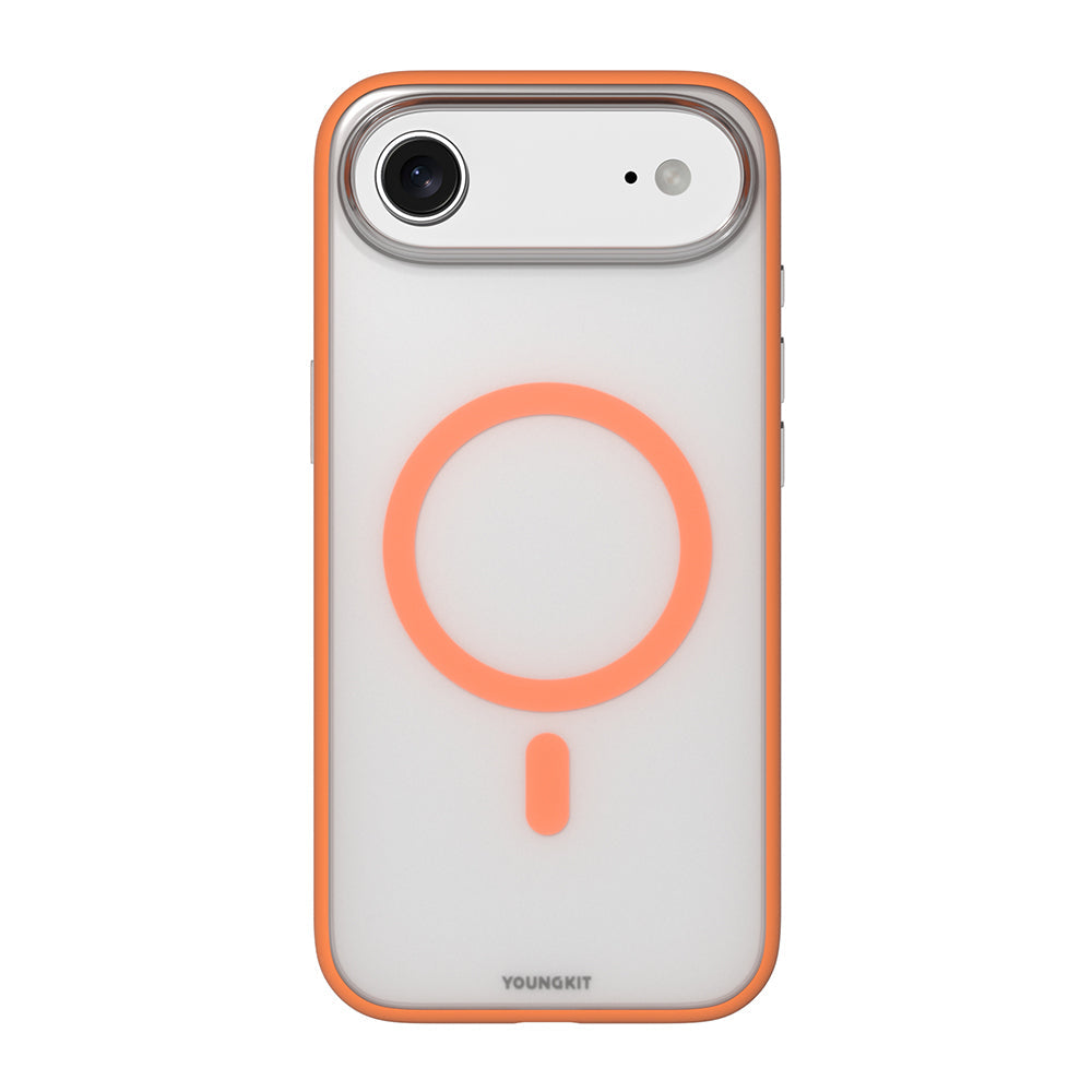 Apple iPhone 17 Air Kılıf M-safe Şarj Özellikli Youngkit Clear Serisi Kapak - Görsel 4