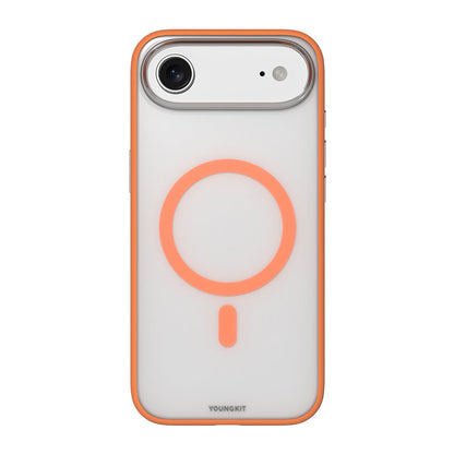Apple iPhone 17 Air Kılıf M-safe Şarj Özellikli Youngkit Clear Serisi Kapak - Görsel 4