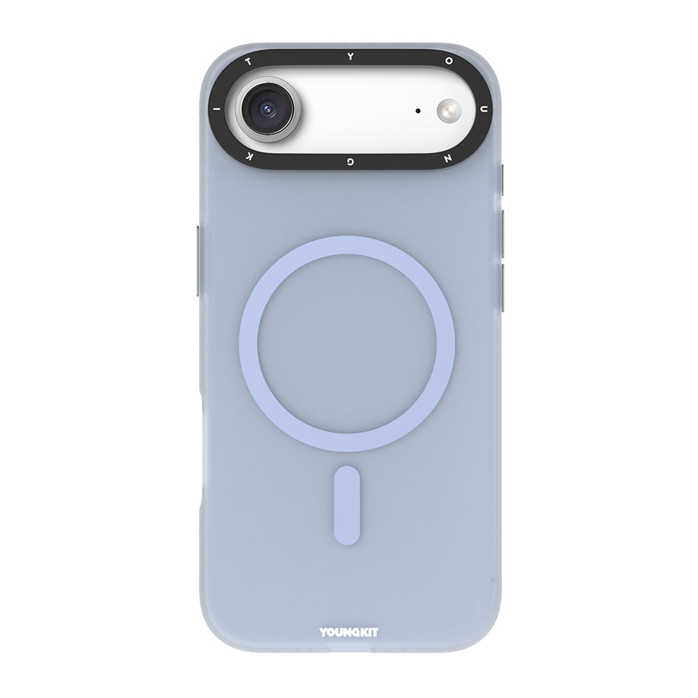 Apple iPhone 17 Air Kılıf M-safe Şarj Özellikli Youngkit Hidden Sand Serisi Kapak - Görsel 2