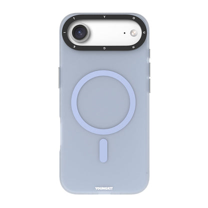 Apple iPhone 17 Air Kılıf M-safe Şarj Özellikli Youngkit Hidden Sand Serisi Kapak - Görsel 2