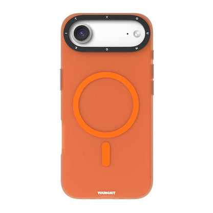 Apple iPhone 17 Air Kılıf M-safe Şarj Özellikli Youngkit Hidden Sand Serisi Kapak - Görsel 5