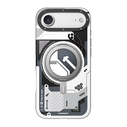 Apple iPhone 17 Air Kılıf M-safe Şarj Özellikli Youngkit Starship Serisi Kapak - Görsel 3