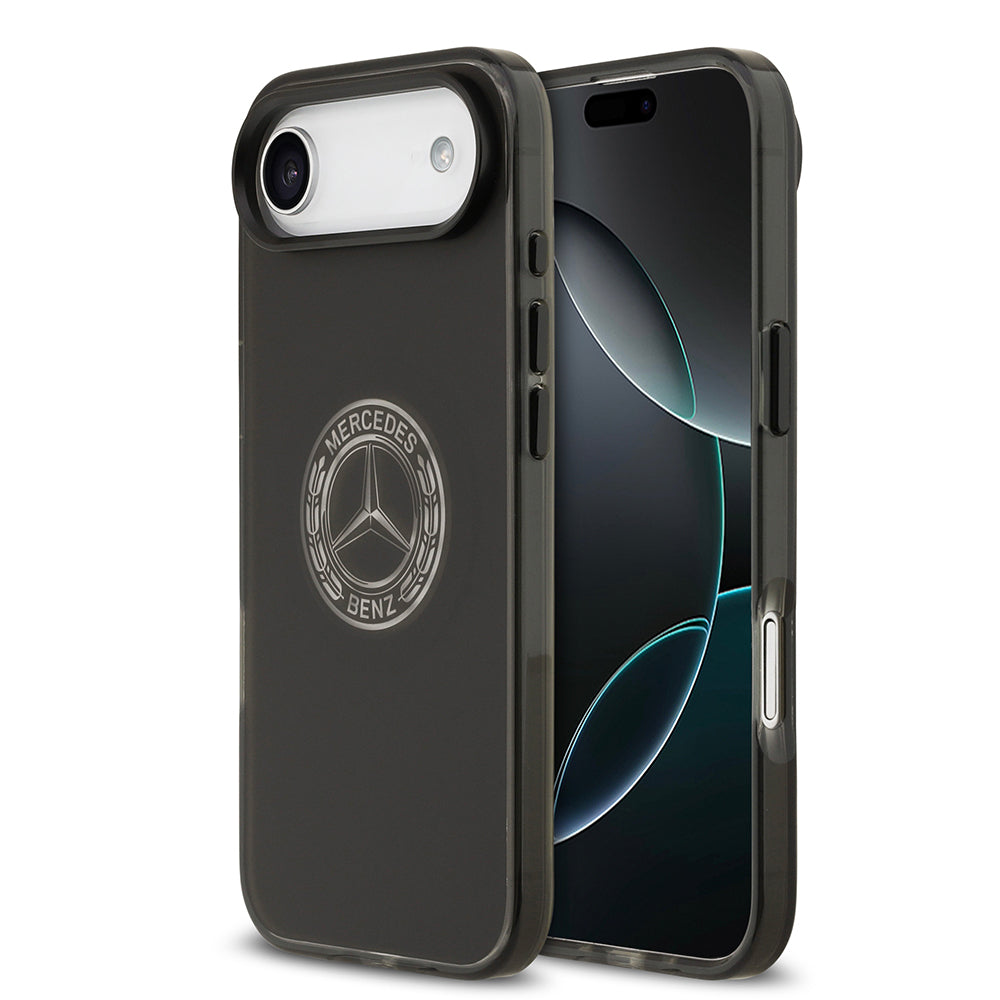 Apple iPhone 17 Air Kılıf Mercedes Benz Orjinal Lisanslı M-safe Şarj Özellikli Buzlu PC Nostaljik Yıldız Dizayn Kapak - Görsel 2