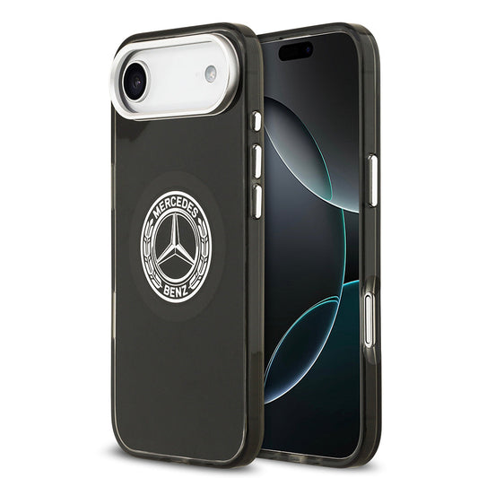 Apple iPhone 17 Air Kılıf Mercedes Benz Orjinal Lisanslı M-safe Şarj Özellikli Çift Katmanlı PC Nostaljik Yıldız Dizayn Kapak