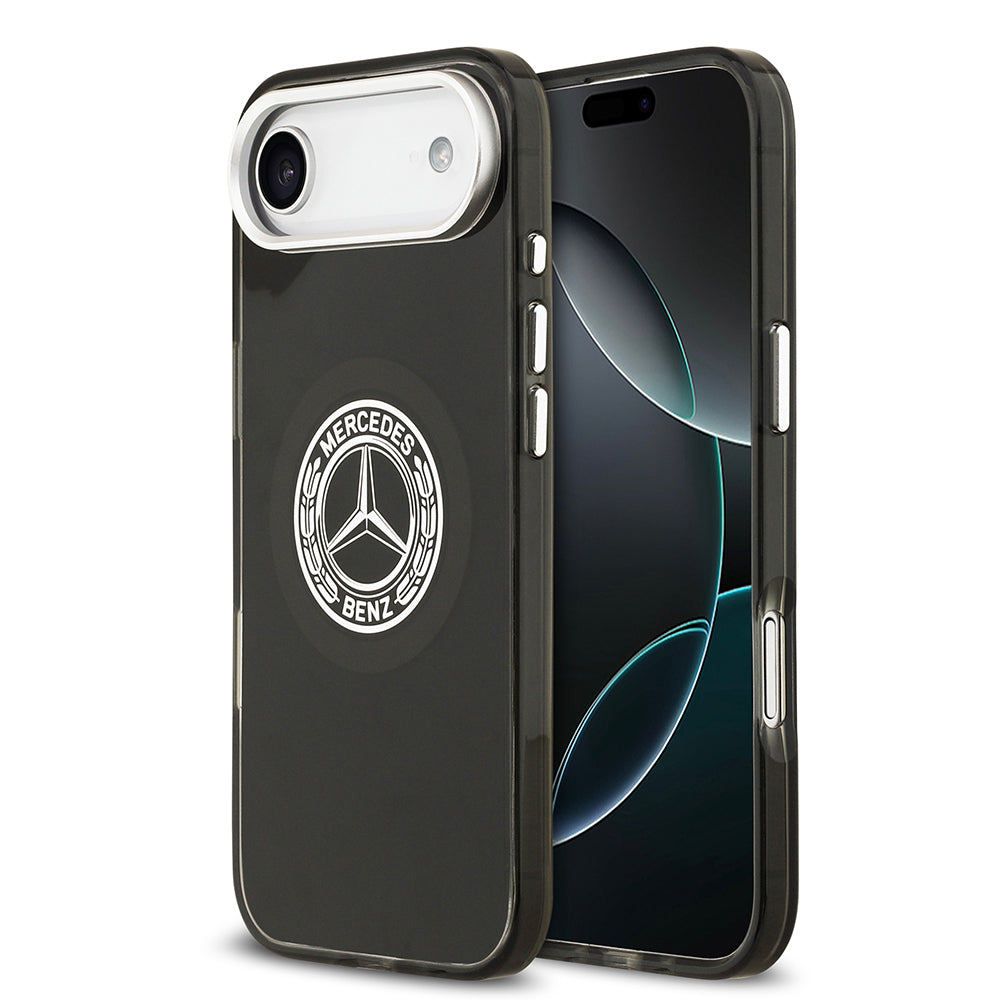 Apple iPhone 17 Air Kılıf Mercedes Benz Orjinal Lisanslı M-safe Şarj Özellikli Çift Katmanlı PC Nostaljik Yıldız Dizayn Kapak - Görsel 3
