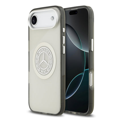 Apple iPhone 17 Air Kılıf Mercedes Benz Orjinal Lisanslı M-safe Şarj Özellikli Çift Katmanlı PC Nostaljik Yıldız Dizayn Kapak - Görsel 2