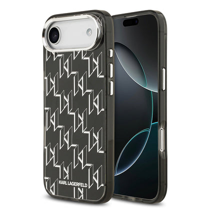 Apple iPhone 17 Air Kılıf Orjinal Lisanslı M-safe Şarj Özellikli Karl Lagerfeld IML Baskılı Monogram Dizayn Kapak - Görsel 2