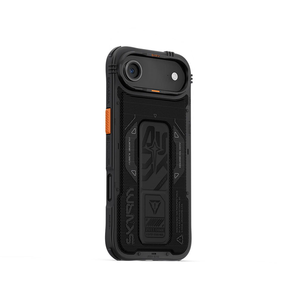 Apple iPhone 17 Air Kılıf SkinArma M-safe Şarj Özellikli Airbag Tasarımlı Standlı Phantom Kapak - Görsel 2
