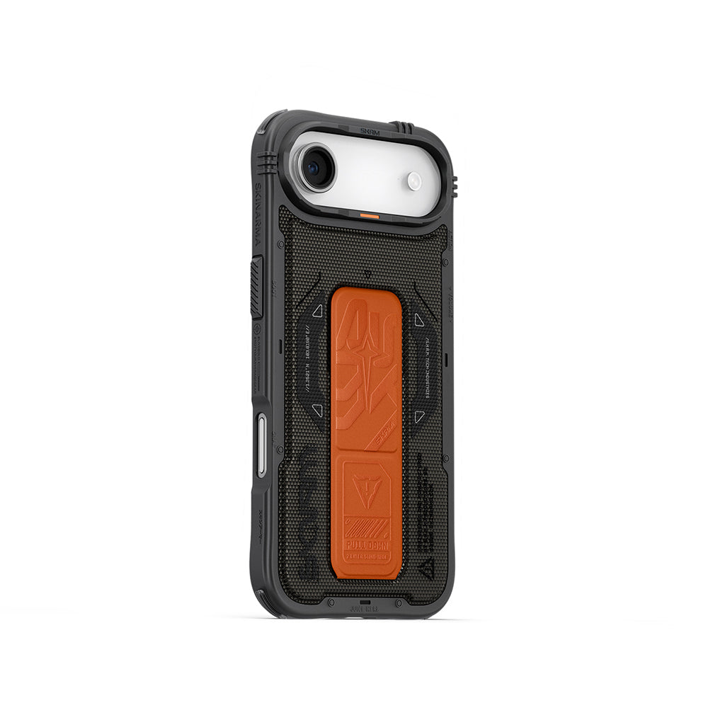 Apple iPhone 17 Air Kılıf SkinArma M-safe Şarj Özellikli Airbag Tasarımlı Standlı Phantom Kapak - Görsel 3