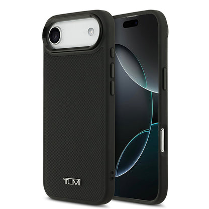 Apple iPhone 17 Air Kılıf TUMI M-safe Şarj Özellikli Deri Noktalı Dizayn Kapak - Görsel 2