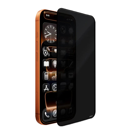 Apple iPhone 17 Air Mohseven Safir Coating Privacy Hayalet Temperli Cam Ekran Koruyucu
