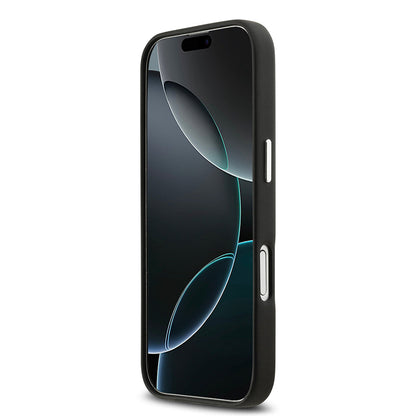 Apple iPhone 17 Kılıf BMW Orjinal Lisanslı M-safe Şarj Özellikli Metal Logolu Tam Kaplama Deri Kapak - Görsel 5