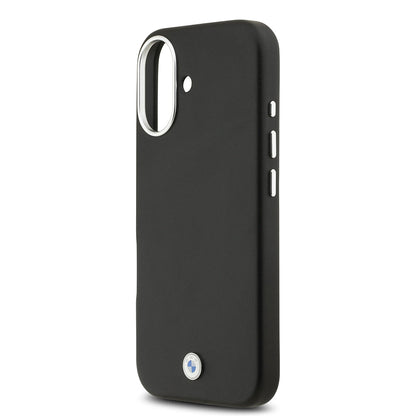 Apple iPhone 17 Kılıf BMW Orjinal Lisanslı M-safe Şarj Özellikli Metal Logolu Tam Kaplama Deri Kapak - Görsel 6