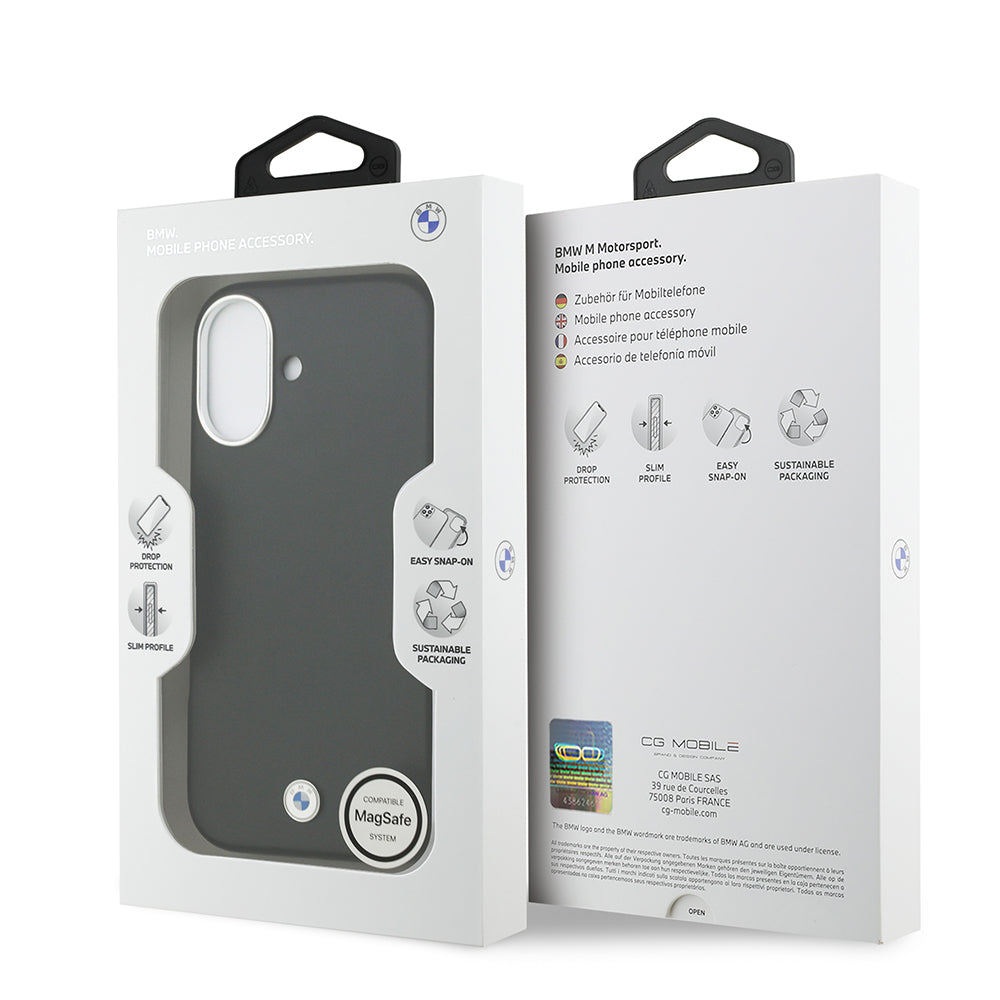 Apple iPhone 17 Kılıf BMW Orjinal Lisanslı M-safe Şarj Özellikli Metal Logolu Tam Kaplama Deri Kapak - Görsel 8