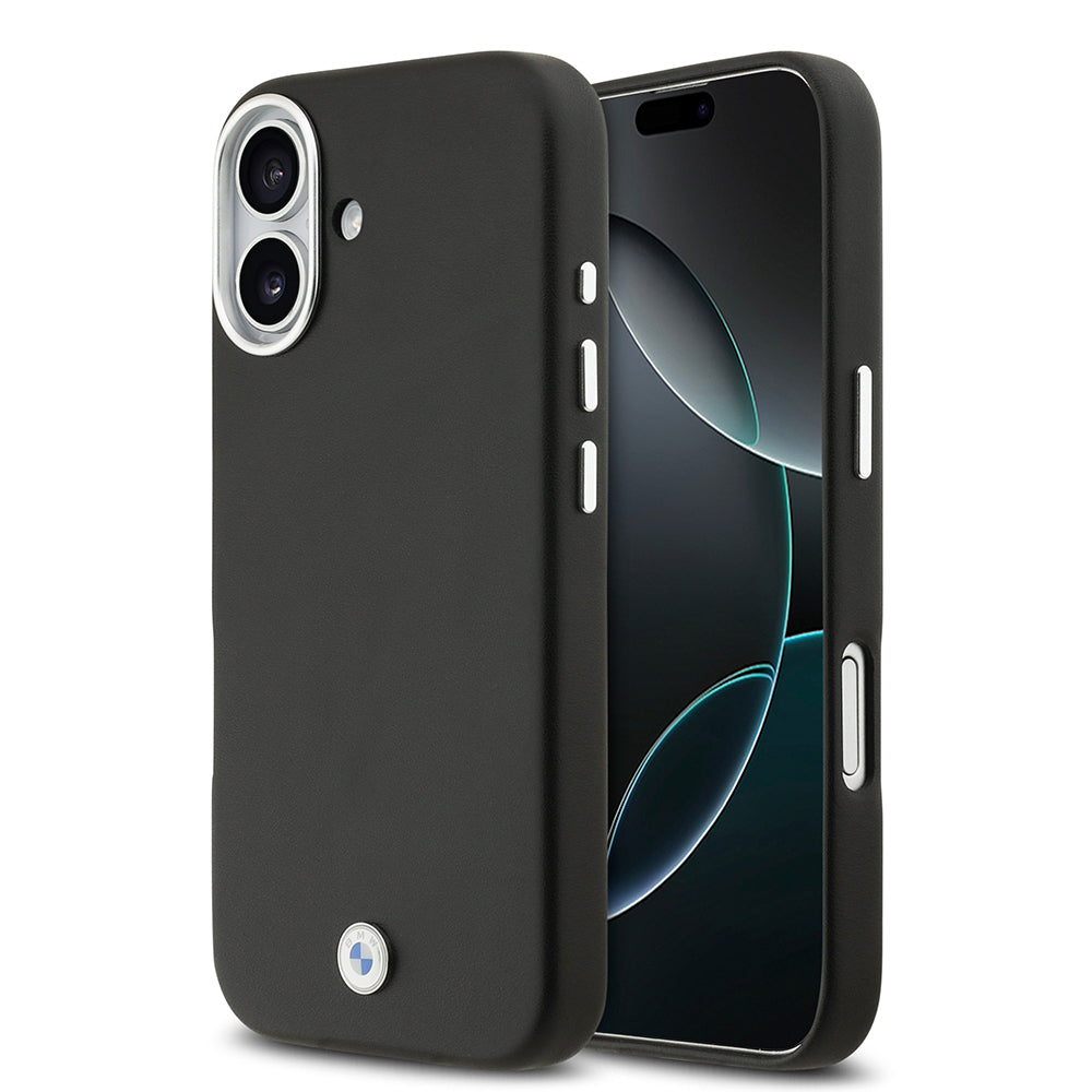 Apple iPhone 17 Kılıf BMW Orjinal Lisanslı M-safe Şarj Özellikli Metal Logolu Tam Kaplama Deri Kapak - Görsel 16
