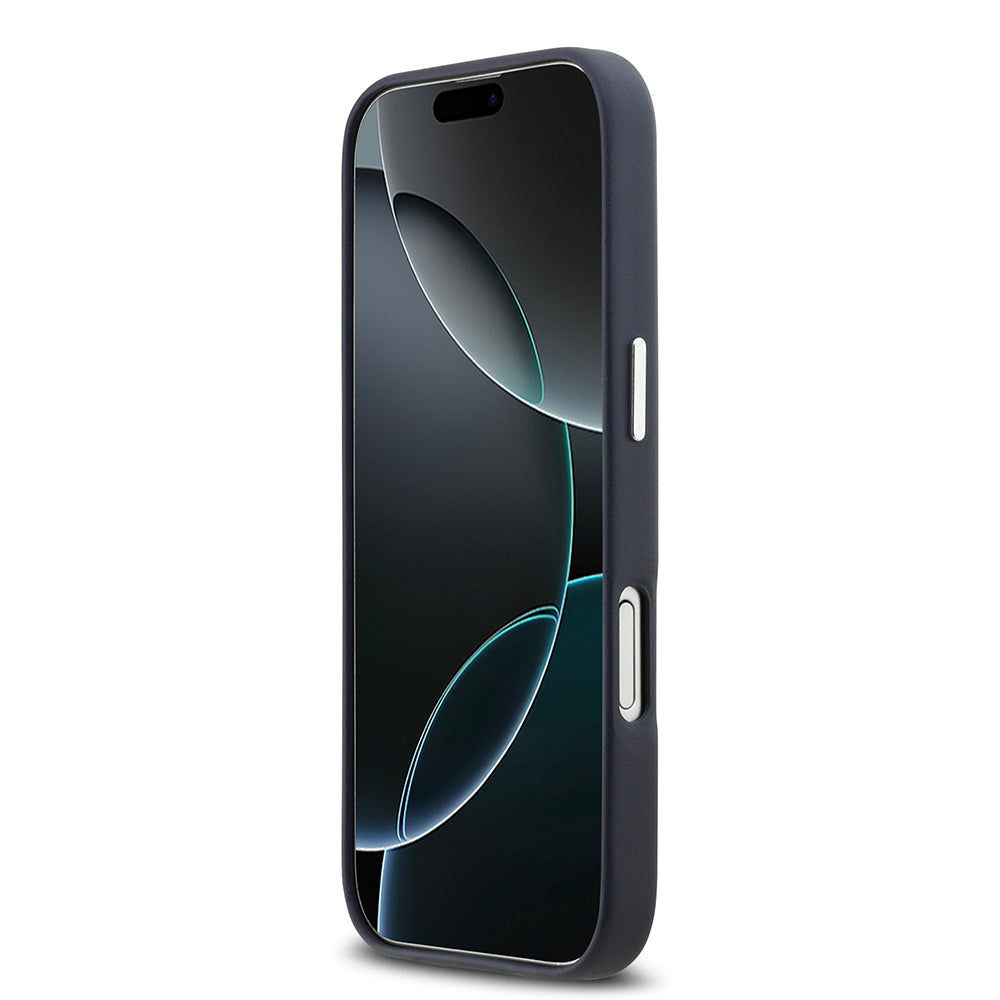 Apple iPhone 17 Kılıf BMW Orjinal Lisanslı M-safe Şarj Özellikli Metal Logolu Tam Kaplama Deri Kapak - Görsel 12