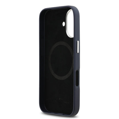 Apple iPhone 17 Kılıf BMW Orjinal Lisanslı M-safe Şarj Özellikli Metal Logolu Tam Kaplama Deri Kapak - Görsel 14