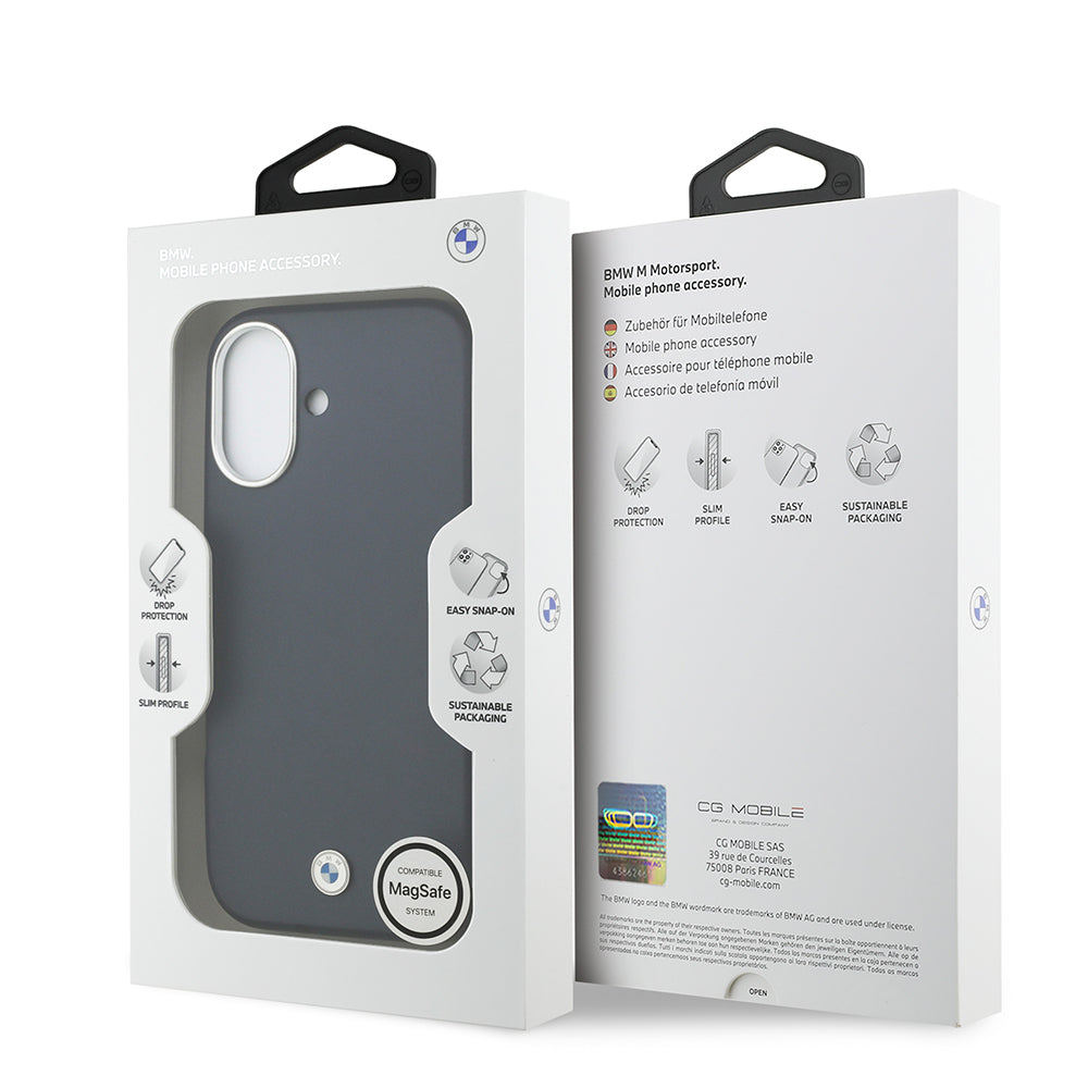 Apple iPhone 17 Kılıf BMW Orjinal Lisanslı M-safe Şarj Özellikli Metal Logolu Tam Kaplama Deri Kapak - Görsel 15