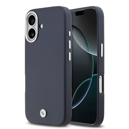Apple iPhone 17 Kılıf BMW Orjinal Lisanslı M-safe Şarj Özellikli Metal Logolu Tam Kaplama Deri Kapak - Görsel 17